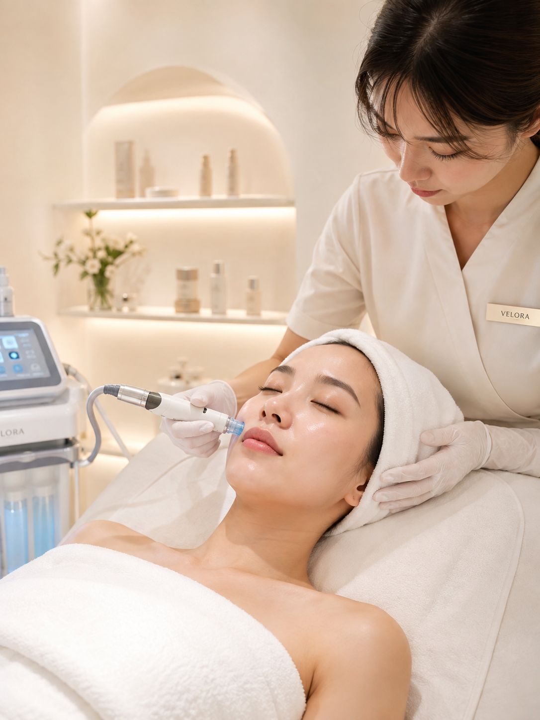 Hydrafacial cilt bakım uygulaması